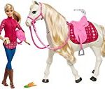 Barbie Dream Horse & Blonde Doll