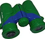 Shock Proof, Waterproof, 6×21 Kids Binoculars, Wrist Strap, and Case. Use for Bird Watching, Learning, Stargazing, Hunting, Hiking, Sports, Games, Outdoor Adventure for Boys and Girls. Color: Green