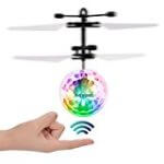 Maeffort RC Toy, RC Flying Ball, RC infrared Induction Helicopter Ball with Rainbow Shinning LED Lights for Kids, Teenagers Colorful Flyings for Kid’s Toy