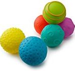 Playkidz: Super Durable 6 Pack Sensory Balls, Soft & Textured Balls for Babies & Toddlers