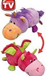 AS SEEN ON TV! FlipaZoo 16″ Plush 2 in 1 Pillow – Lavendar Unicorn Transforming to Pink Dragon (The Toy That Flips For You)