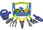 Little Garden Tool Box 14pc Toy Gardening Tools Set for Kids by Liberty Imports