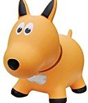 Farm Hoppers Award Winning Inflatable Bouncing Yellow Dog with Pump