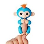 Fingerlings – Interactive Baby Monkey- Boris (Blue with Orange Hair) By WowWee