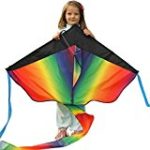 Huge Rainbow Kite For Kids – One Of The Best Selling Toys For Outdoor Games and Activities – Good Plan For Memorable Summer Fun – This Magic Kit Comes w/ 100% Satisfaction