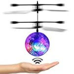 RC Flying Ball, Etpark Crystal Flashing LED Light Flying ball RC Toy RC infrared Induction Helicopter for Kids, Teenagers Colorful Flyings for Kid’s Toy