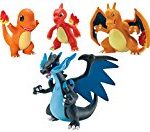 Pokémon Trainer’s Choice 4 Figure Gift Pack, Charmander, Charmeleon, Charizard and Mega Charizard X