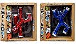 Zing Stickbot 2-Piece Bundle, 1 Blue 3″ Stickbot, 1 Red 3″ Stickbot