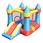 Costzon Inflatable Bouncer Moonwalk Slide Bounce House Jumper Kids Play Center