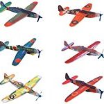 Rhode Island Novelty 8″ Flying Glider Plane Set of 12