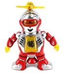 Dancing Robot Elf Battery Operated Toy Figure w/ Colorful Rotating Headlights, Music, Dancing Action