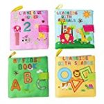 Coolplay My First Soft Book,Cloth Baby Books,Early Learning Development Toy For Babies – ABC, 123, Shapes & Animals