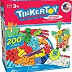 TINKERTOY 30 Model Super Building Set – 200 Pieces – For Ages 3+ Preschool Educational Toy