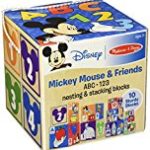 Melissa & Doug Mickey Mouse & Friends Nesting & Stacking Blocks Baby Toy