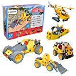 [Bonus Bag] Simbans JB 148 pcs 5-in-1 Model Building Set, Kids Educational Construction Engineering Toy, STEM Build & Play Blocks, DIY Stacking Toys for 8, 9, 10 years old Children -Boys and Girls