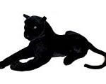 100cm Large Plush Quality Black Panther Soft Toy Stuffed Animal Cuddly Teddy Gift by BSL