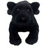 TAGLN Lifelike The Jungle Animals Realistic Stuffed Plush Toys Pillows (16 Inch Black Panther Cubs)