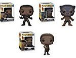 Funko POP! Black Panther: Black Panther + Warrior Falls Black Panther + Nakia – Marvel Vinyl Bobble-Head Figure Set NEW