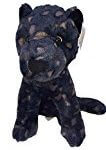 Wild Onez Glitter Black Fur Panther Plush Stuffed Animal Toy 12-Inch Tall