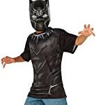 Rubie’s Costume Captain America: Civil War Black Panther Child Top and Mask, Large