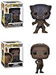 Funko POP! Black Panther: Warrior Falls Black Panther + Nakia – Marvel Vinyl Bobble-Head Figure Set NEW