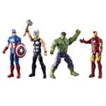 Marvel Avengers Titan Hero Series 4 Pack Captain America Thor Hulk Iron Man