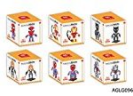 6 SET – Marvel Avengers Building Block Toy (Spider Man, Iron Man, Black Panther, Black Widow, Vision, War Machine)