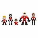 The Incredibles 2 Family 5-Pack Junior Supers Action Figures, Approximately 3″ Tall