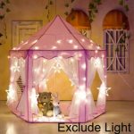 Girls Pink Princess Castle Cute Playhouse Children Kids Play Tent Outdoor Toys