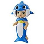 Baby Alive, Baby Shark Brown Hair Doll, with Tail & Hood, Inspired by Hit Song & Dance, Waterplay Toy for Kids Ages 3 Years Old & Up (Amazon Exclusive)